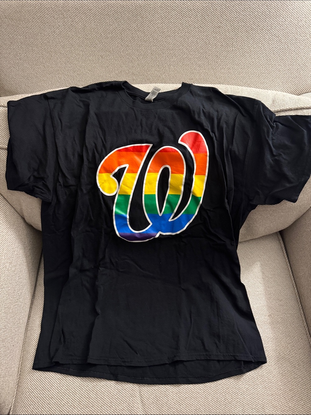 Washington Nationals rainbow shirt